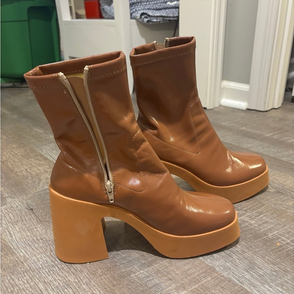 ASOS brown booties